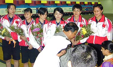 Women Team Silver medalist