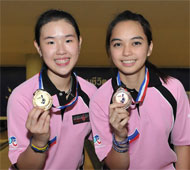 Girl's Singles Gold and Bronze