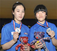 Girl's Doubles Silver