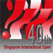 40th Singapore Open logo